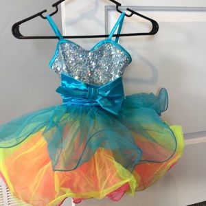 Girls dance costume